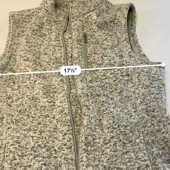 Calvin Klein Heathered Gray Puffer Vest Size Xsmall - Picture 12 of 14